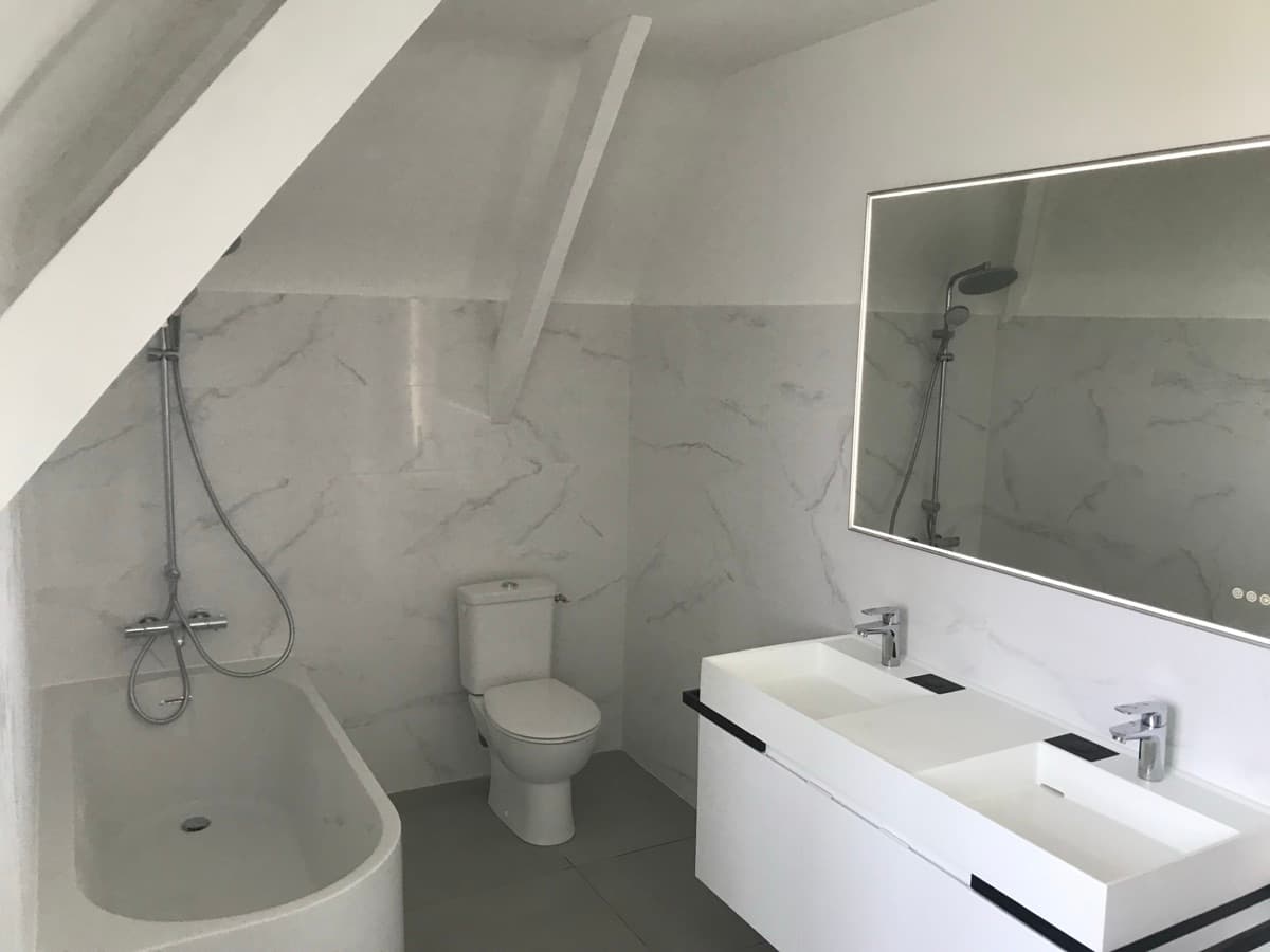 Rénovation salle de bain sous combles