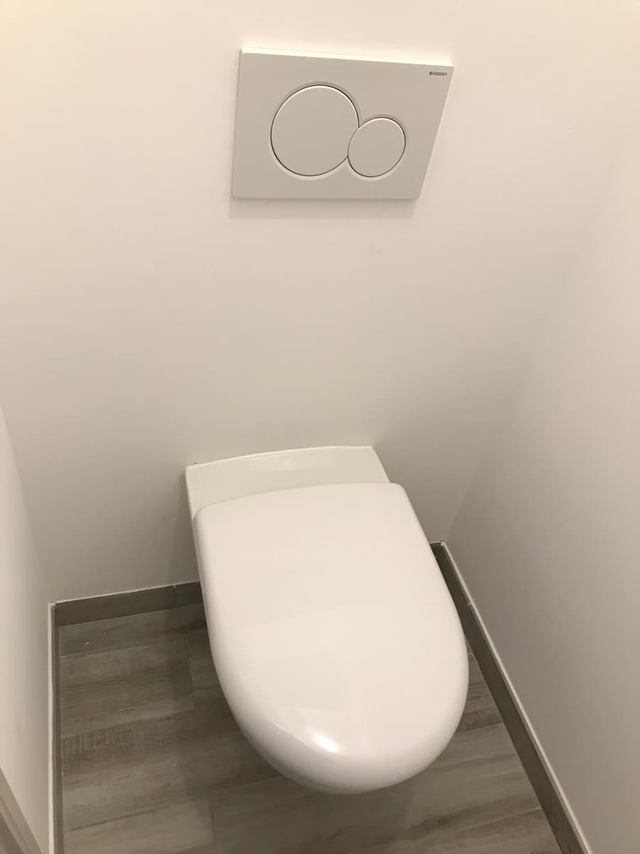 Installation WC suspendu Geberit - photo 2
