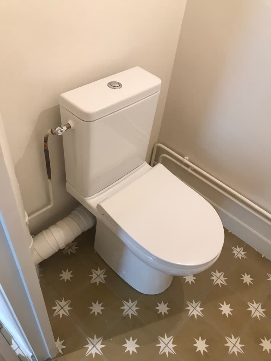 Remplacement WC moderne